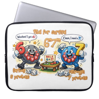 Funda Para Portátil 6’7” Vital for Survival Chemistry Elements  