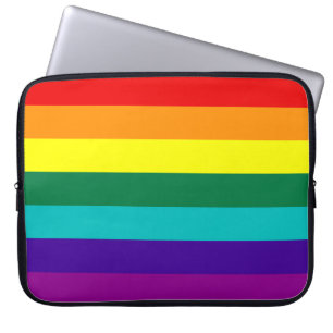 Funda Para Portátil 7 Rayas Bandera del Orgullo Gay Arcoiris Manga por