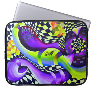 Funda Para Portátil 80`s Retro Geometric Pattern