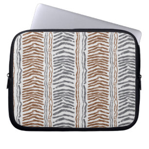 Funda para portátil a rayas tribal boho