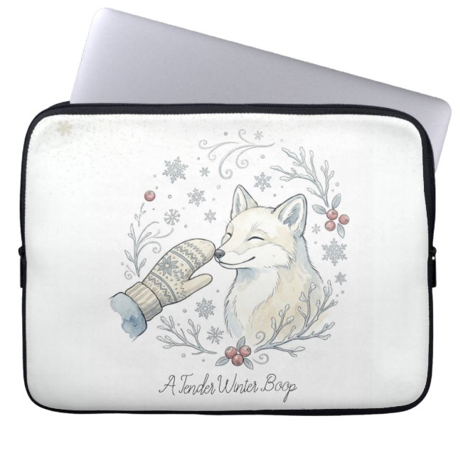 Funda Para Portátil A Tender Winter Boop (Frente)