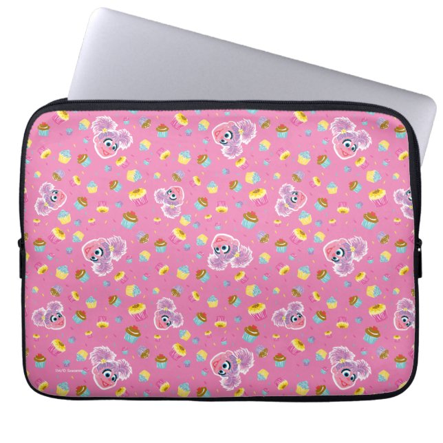 Funda Para Portátil Abby Cadabby Patrón Fiesta de tarta (Frente)