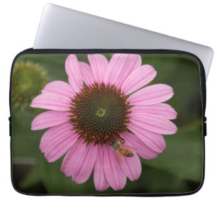 Funda Para Portátil Abeja de miel en la flor del jardín