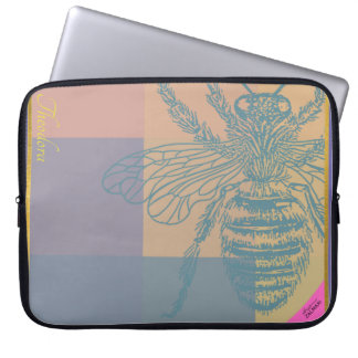 Funda Para Portátil Abeja dorada moderna