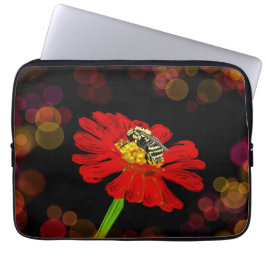 Funda Para Portátil abeja en rojo