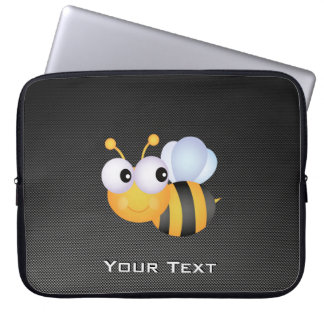 Funda Para Portátil Abeja linda; Liso