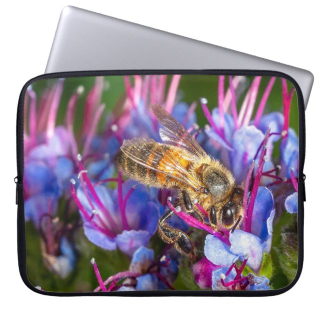 Funda Para Portátil Abeja Ocupada Abeja (Frente)