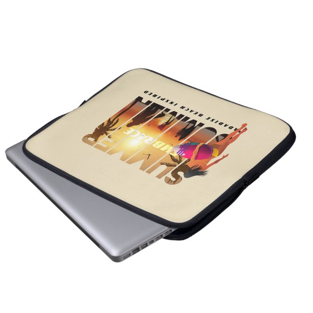 Funda Para Portátil Abordar el verano | 15" (Inferior anverso)