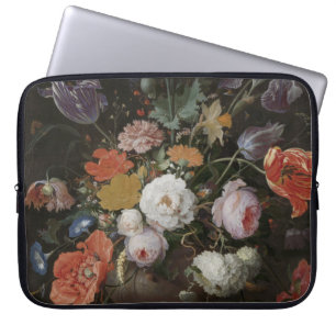 Funda Para Portátil Abraham Mignon - Todavía La Vida Con Flores Y Un