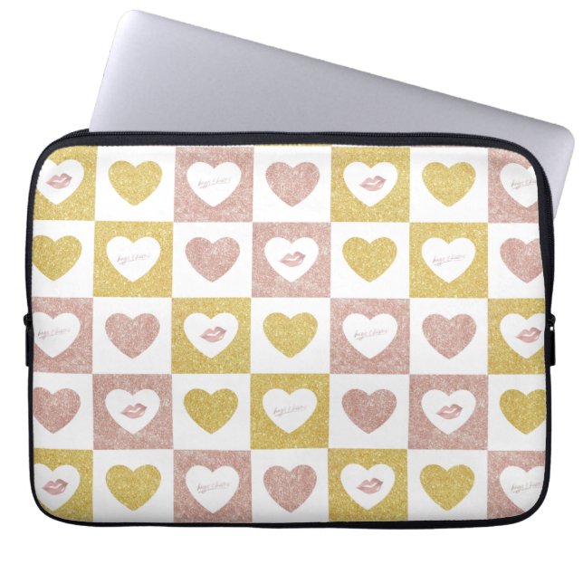 Funda Para Portátil abrazo y besos (Frente)