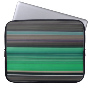 Funda Para Portátil Abstract #1: Green and grey