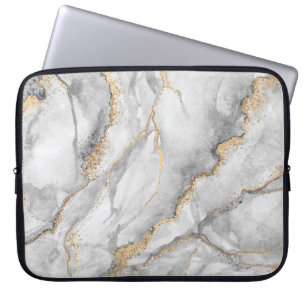 Funda Para Portátil abstract background, creative texture of white mar
