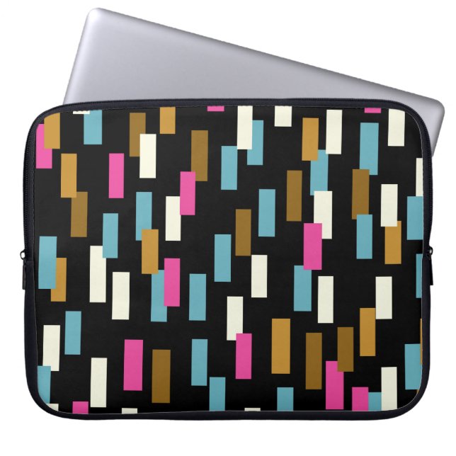 Funda Para Portátil Abstract pattern with textured geometric shapes. a (Frente)