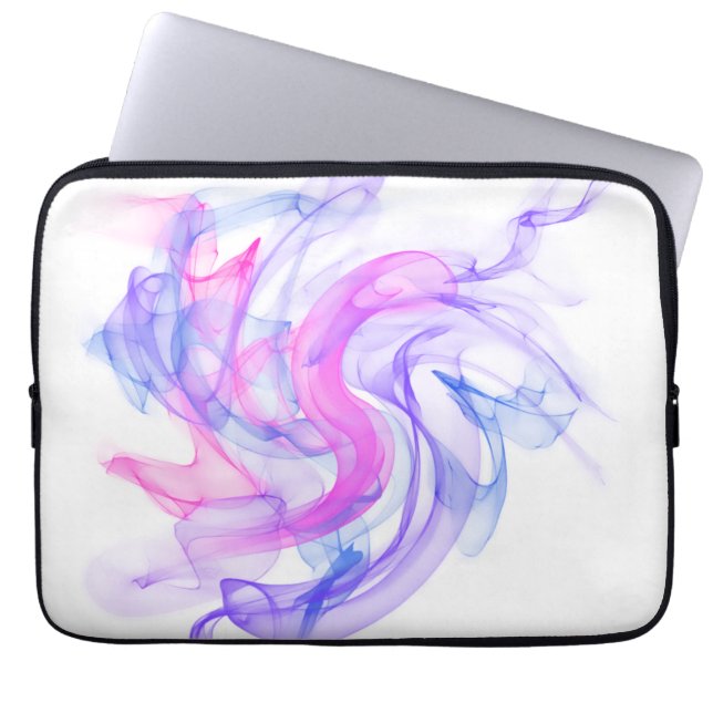 Funda Para Portátil Abstracta el humo en el agua (Frente)