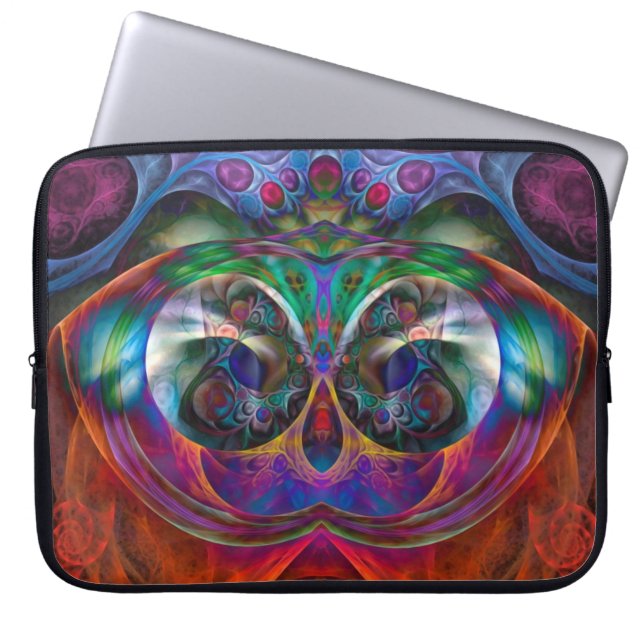 Funda Para Portátil Abstracto Apofisis Lechuza I (Frente)