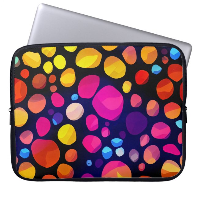 Funda Para Portátil Abstracto Colorido (Frente)