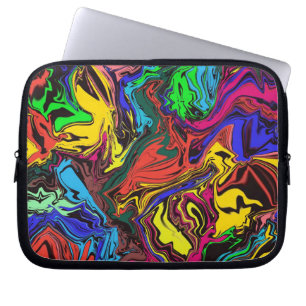 Funda Para Portátil Abstracto Colorido Twirly / Paseado /