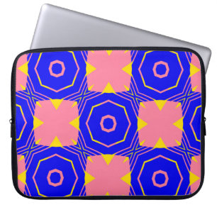 Funda Para Portátil abstracto de patronato floral geométrico abstracto