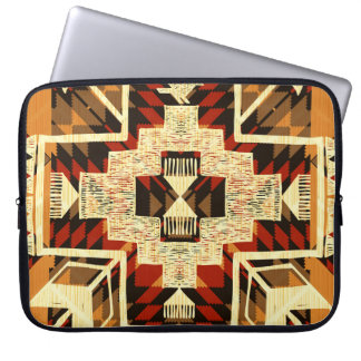 Funda Para Portátil Abstracto nativo americano de vintage mano.