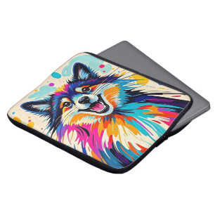 Funda Para Portátil Abstrato oso lindo divertido arte animal feliz