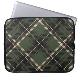 Funda Para Portátil Academia Oscura Dark Spruce Green Plaid