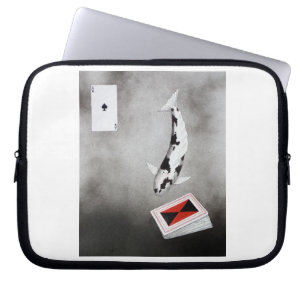 Funda Para Portátil Ace de Koi japonés de espadas