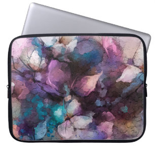 Funda Para Portátil Aceite colorido abstracto, pintura acrílica de pri