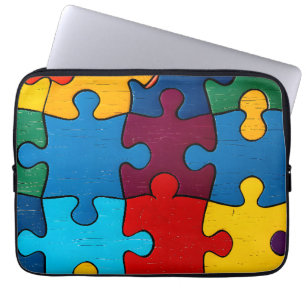Funda Para Portátil Aceptación del puzzle del corazón del amor Autismo