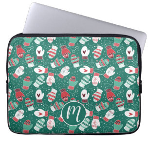 Funda Para Portátil Acogedores Navidades de invierno miden el patrón e