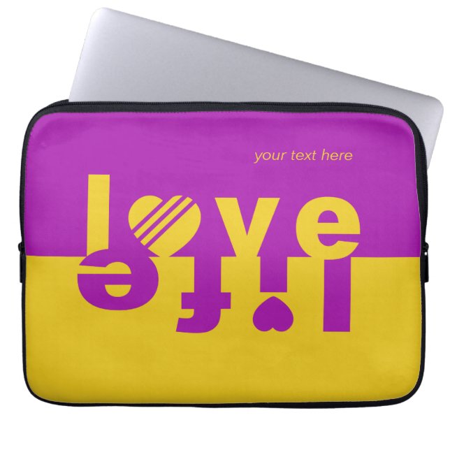 Funda Para Portátil ACOGER las mangas de la laptop LIFE (Frente)