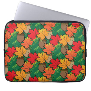 Funda Para Portátil Acordes y hojas III