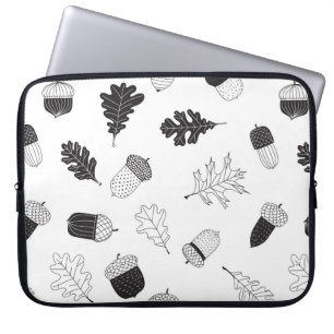 Funda Para Portátil Acornos y hojas