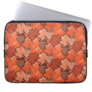 Funda Para Portátil Acornos y hojas II