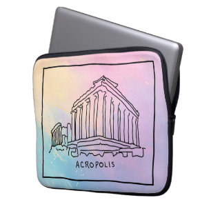 Funda Para Portátil Acrópolis de Parthenon Atenas Grecia Recordatorio