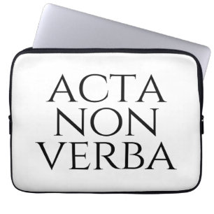 Funda Para Portátil Acta Non Verba