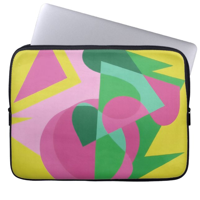 Funda para portátil acto de equilibrio abstracto – (Frente)