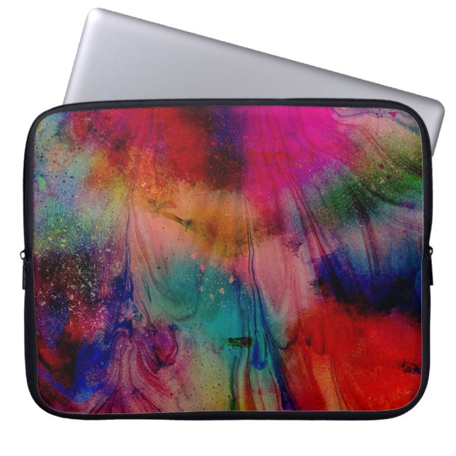 Funda Para Portátil Acuarela (Frente)