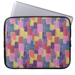 Funda Para Portátil acuarela abstracta: fondo salpicado sin costuras.