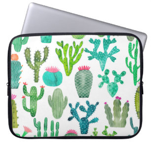 Funda Para Portátil Acuarela Cactus Set: Colección artística
