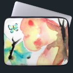 Funda Para Portátil Acuarela de moda, mariposa<br><div class="desc">Envuelva su portátil en la delicada belleza de nuestro "Butterfly Whispers - Watercolor Art Laptop Sleeve". Originalmente pintado con acuarelas para una hija preciada, este diseño presenta mariposas etéreas, aportando un toque de elegancia natural a su rutina diaria. Cada mariposa de esta funda portátil es una obra de arte, con...</div>