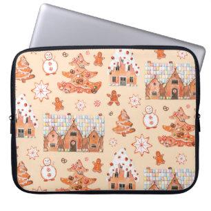 Funda Para Portátil acuarela dibujada a mano patrón transparente de gi