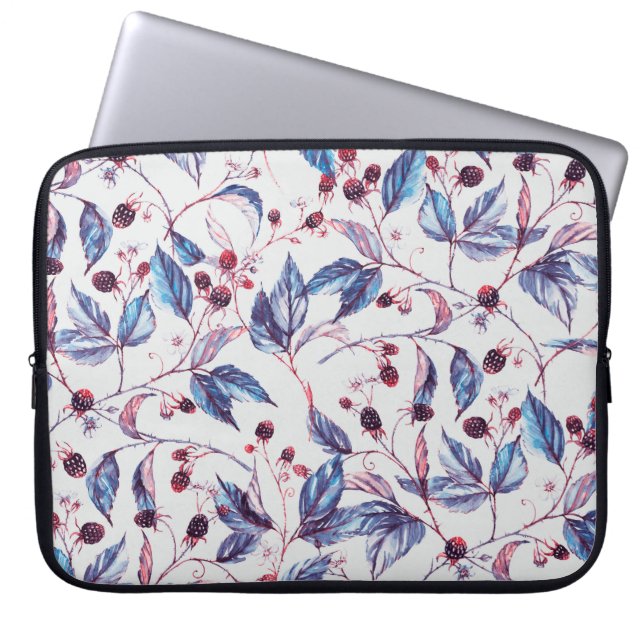 Funda Para Portátil acuarela dibujada a mano sin inconvenientes con na (Frente)