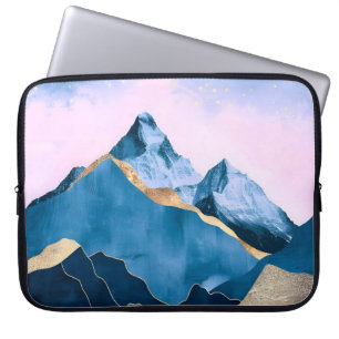 Funda Para Portátil Acuarela Golden Celestial Peaks