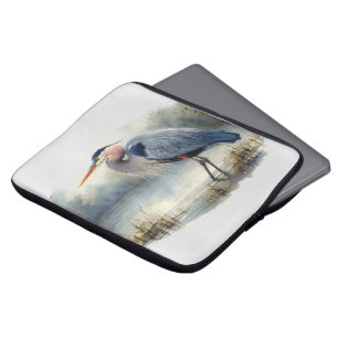 Funda Para Portátil Acuarela Gran Aguja Azul Aguja Vida silvestre