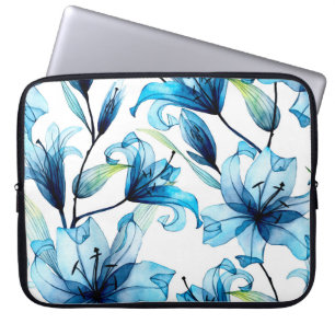 Funda Para Portátil acuarela patrón transparente