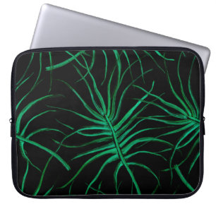 Funda Para Portátil Acuarela Trópica Patrón sin foco. Sumario moderno