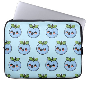 Funda Para Portátil adorable Kawaii Blueberry Plushii