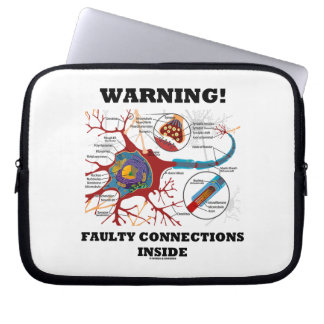 Funda Para Portátil ¡Advertencia! Conexiones culpables dentro de la