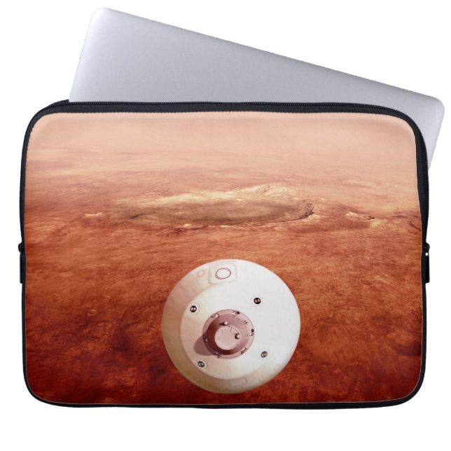 Funda Para Portátil Aeródromo Con Perseverancia Rover Descent To Mars (Frente)
