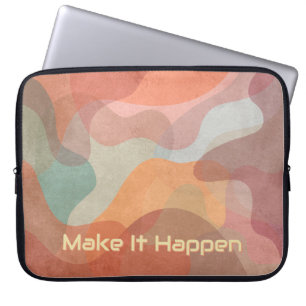 Funda Para Portátil Aesthetic Earthy Terracotta Haz que suceda Laptop 